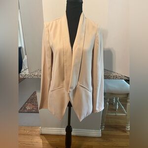 Lulu's Miss Punctuality Cream Women's Blazer